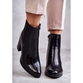 PL4 Stivali in pelle di serpente La.Fi 260038B-XC Nero 260038B-XC 1