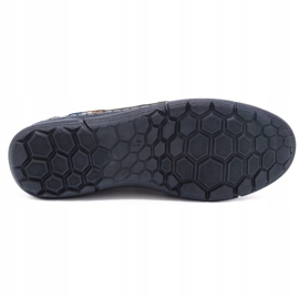 Olivier Scarpe mocassino da uomo 283GT, colore blu navy 1