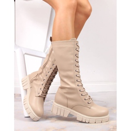 Stivali da donna, stivali caldi, T.Sokolski beige 1