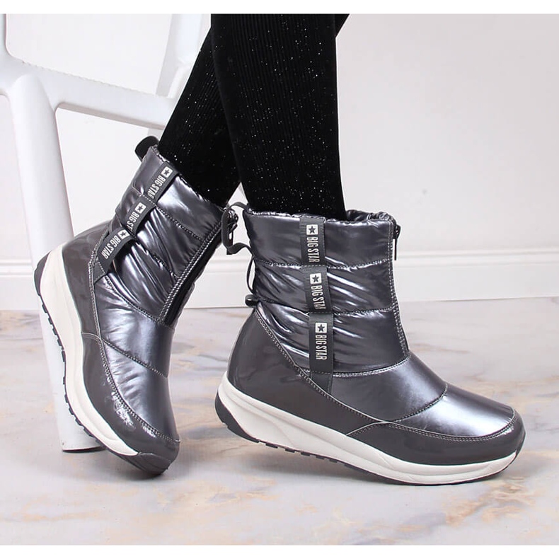 Doposci da donna argento metallizzato argento Big Star KK274391 2