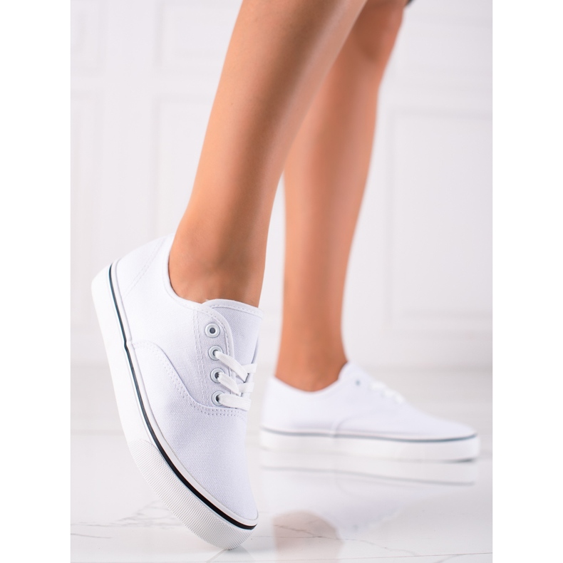 SHELOVET Sneakers da donna bianco 1