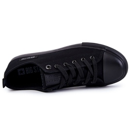 Sneakers da uomo in materiale basso Big Star KK174007 nere nero 1