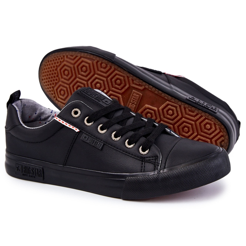Sneakers Basse da Uomo Big Star KK174004 Nere nero 2