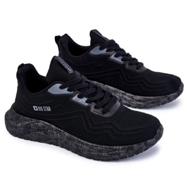 Scarpe sportive da uomo leggere Big Star KK174018 nere nero 2
