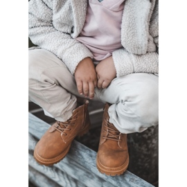 Stivali caldi per bambini Camel Cheddy marrone 1