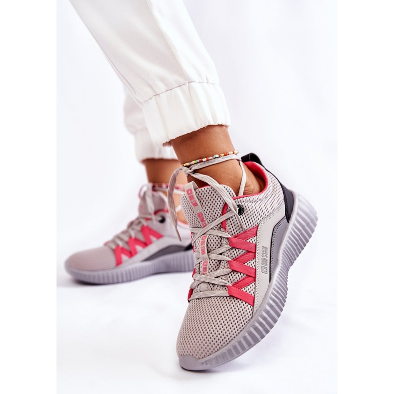 Scarpe sportive da donna Sneakers Big Star KK274060 Grigio 2
