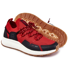 Scarpe sportive da uomo Big Star KK174013 Rosse rosso 1