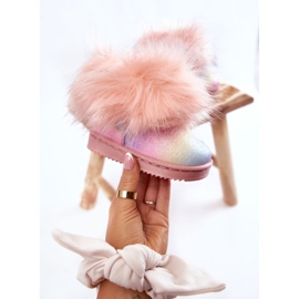 Stivali Da Neve Ariana Multicolore Con Pelliccia 1