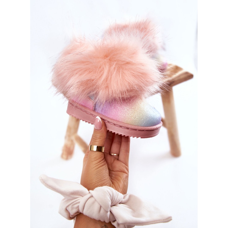 Stivali Da Neve Ariana Multicolore Con Pelliccia 1