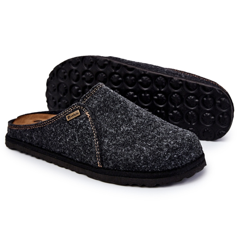 Pantofole profilattiche da uomo Inblu SI000020 Grigie grigio 1