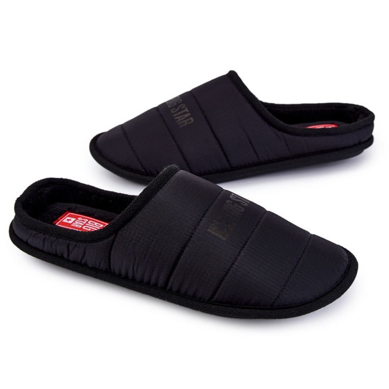 Pantofole classiche da uomo Big Star KK174361 nere nero 1
