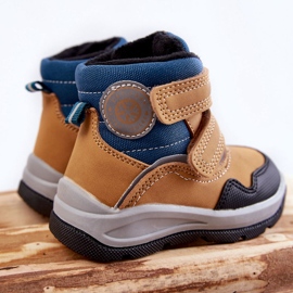 Stivali Caldi Per Bambini Con chiusura strappo Camel Tweety marrone 1