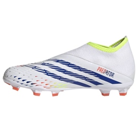 Scarpe da calcio Adidas Predator Edge.3 Ll Fg Jr GW0984 bianco bianco 1