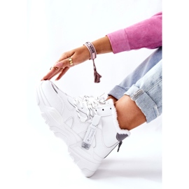 News Sneakers da donna bianche calde Snow Kaphia 21BT26-4356 bianco 2