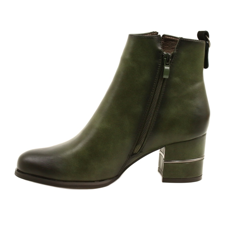 Stivali alla moda per le donne Olive M.Daszyński SA125A-2 multicolore verde 1