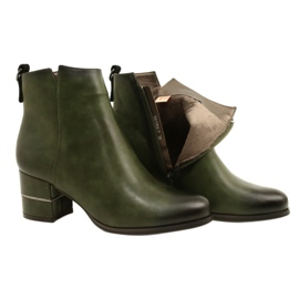 Stivali alla moda per le donne Olive M.Daszyński SA125A-2 multicolore verde 4