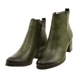 Stivali alla moda per le donne Olive M.Daszyński SA125A-2 multicolore verde 2