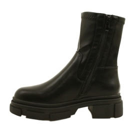 Stivali da donna in pelle sullo spesso M. Daszyński MR2127-20 Nero 1