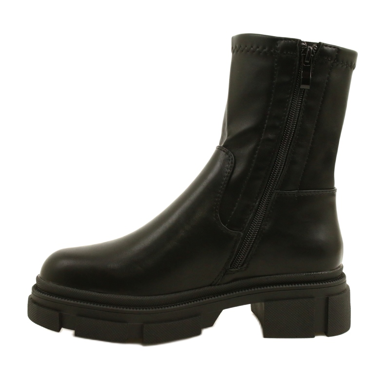 Stivali da donna in pelle sullo spesso M. Daszyński MR2127-20 Nero 1