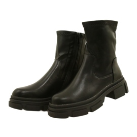 Stivali da donna in pelle sullo spesso M. Daszyński MR2127-20 Nero 2