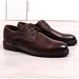 King Camp Scarpe stringate in pelle Kingle M SCA173B marrone 2