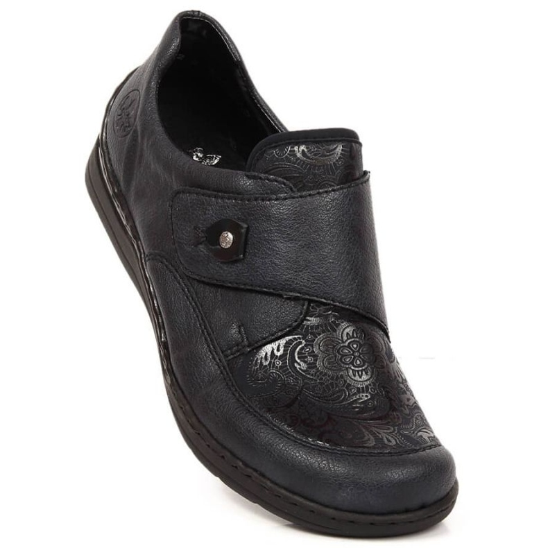 Scarpe con velcro Rieker W RKR549 blu navy 1