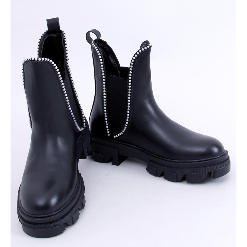 PA1 Stivali Chelsea da donna Ford neri nero 2