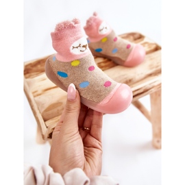 BEFADO S.A. Ciabatte per bambini Niechodki Befado 002P019 Beige-Rosa blu 1