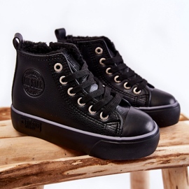 Sneakers alte da bambino Big Star KK374228 Nere nero 1