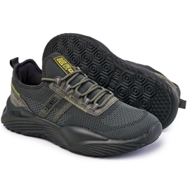Scarpe sportive da uomo Memory Foam Big Star KK174256 Khaki verde 1