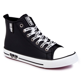 Sneakers da uomo con isolamento alto Big Star KK274346 nere nero 1