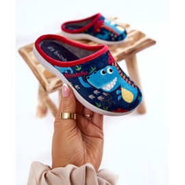Ciabatte da bambino Inblu B9000049 Blu Navy rosso 1
