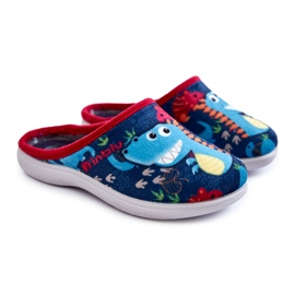 Ciabatte da bambino Inblu B9000049 Blu Navy rosso 2