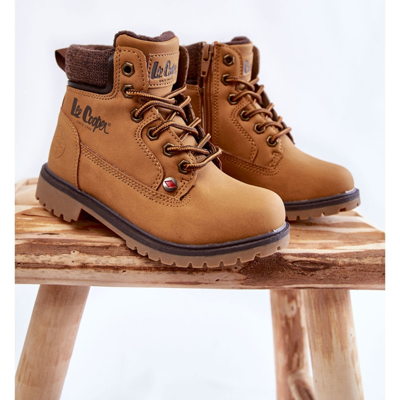 Trapper per bambini Lee Cooper LCJ-22-01-1490 Camel marrone 1