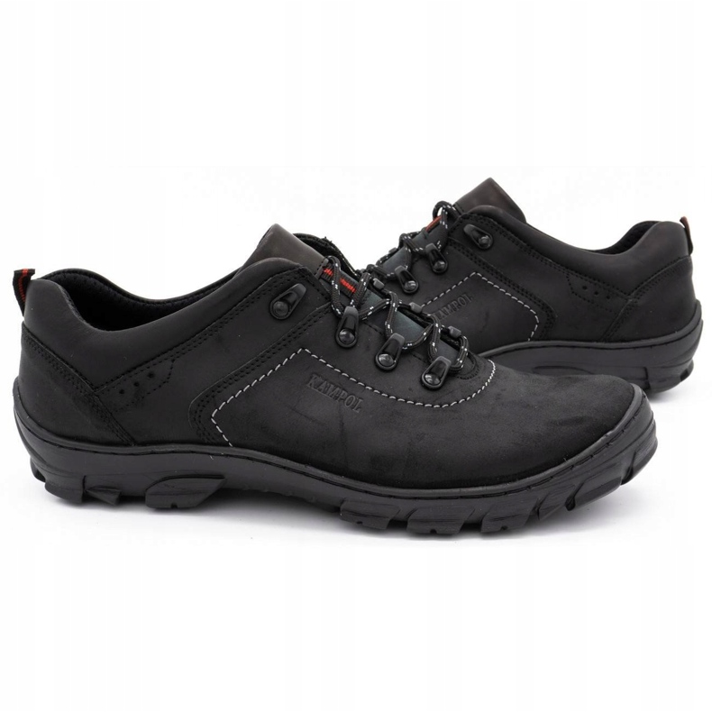 Kampol Scarpe trekking uomo 36 nere nero 2