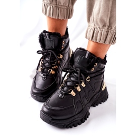 BM Stivali caldi neri da donna Hareshaw HF218 nero 1