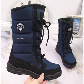 Doposci impermeabili per bambini blu navy American Club 1