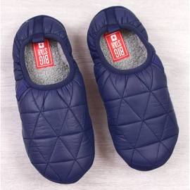 Ciabatte da uomo, isolate con un elastico, blu navy Big Star KK174364 1