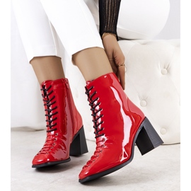 BM Stivale Belisa in vernice rossa rosso 1