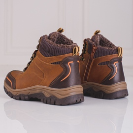 SHELOVET Scarpe da trekking marroni da ragazzo marrone 1