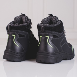 Scarpe da trekking nere da bambino nero 2