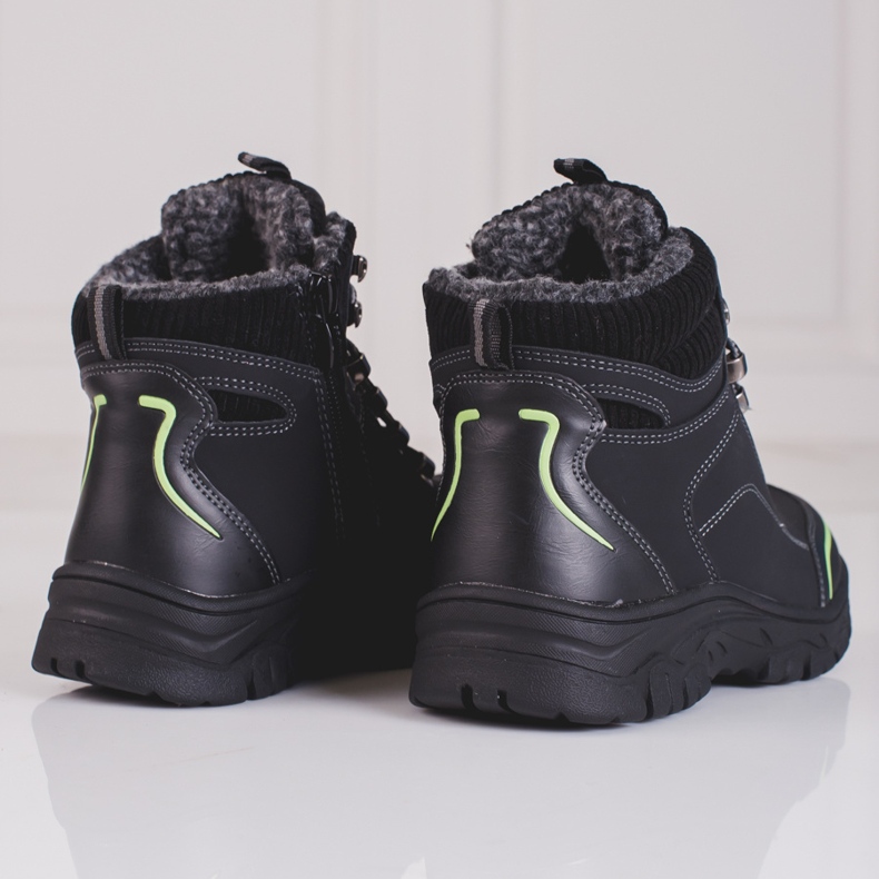 Scarpe da trekking nere da bambino nero 2