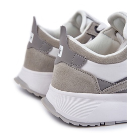 Scarpe sportive da uomo Big Star KK174021 Bianco-Grigio 1