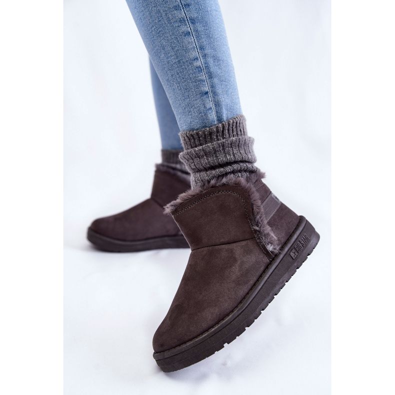 Stivali da neve grigi da donna Big Star KK274623 grigio 2