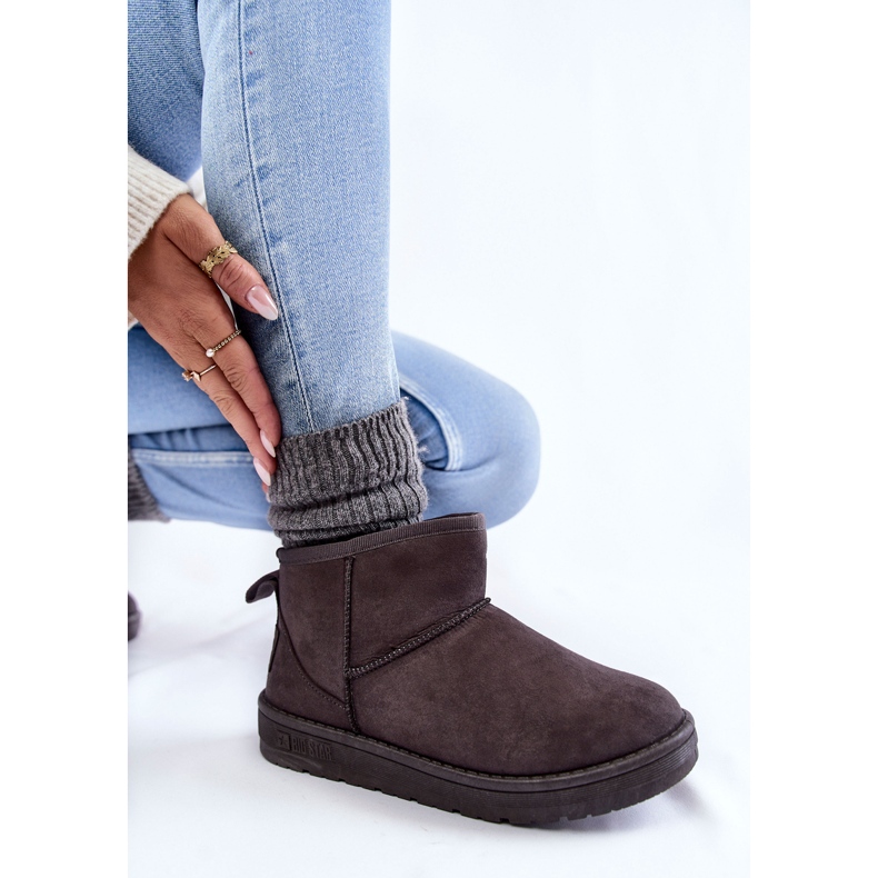 Stivali da neve caldi da donna Big Star KK274291 grigio 1