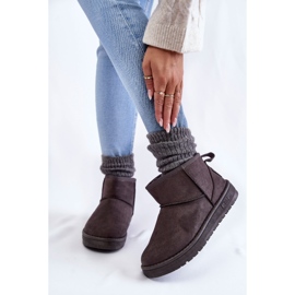 Stivali da neve caldi da donna Big Star KK274291 grigio 2