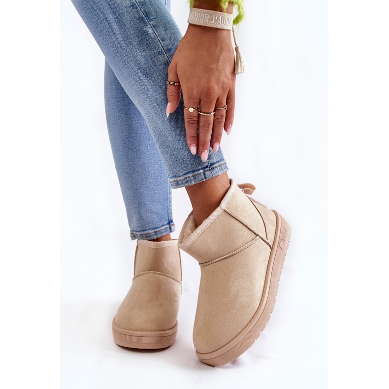 Doposci isolati da donna Big Star KK274290 Beige 1