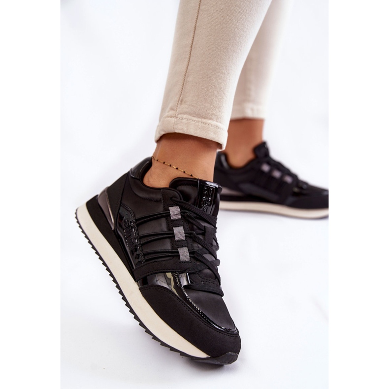 Scarpe sportive da donna alla moda Big Star KK274110 nero 1