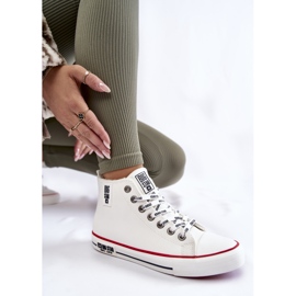Sneakers classiche alte con isolamento Big Star KK274597 bianche bianca 1