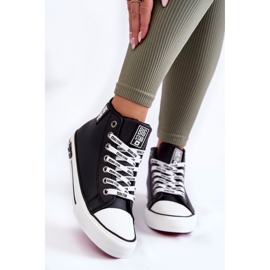 Sneakers classiche alte con isolamento Big Star KK274598 nere nero 2